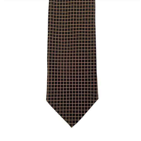 Boss Hugo Boss Patterned 100% Silk Tie - Picture 1 of 5